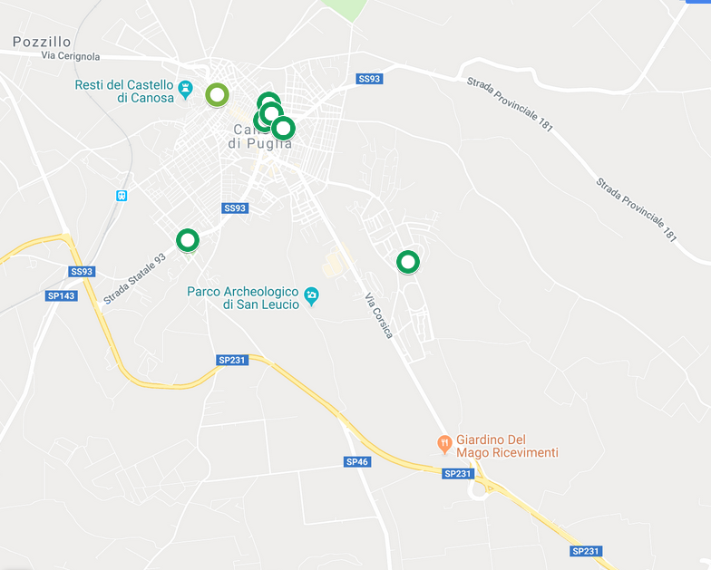 dislocazione uffici comunali