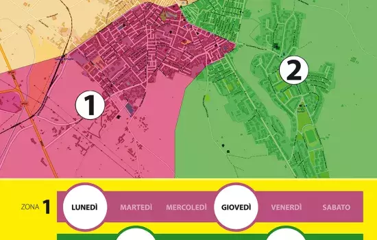 Mappa raccolta secco
