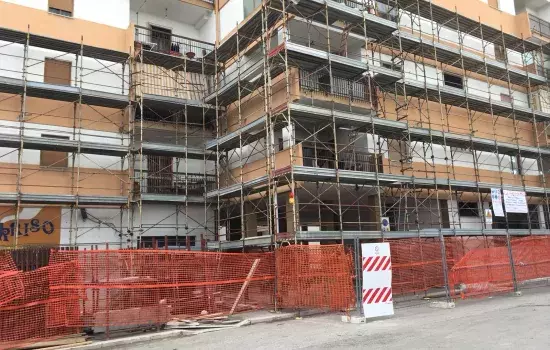 Lavori Palazzine Piazza Oristano