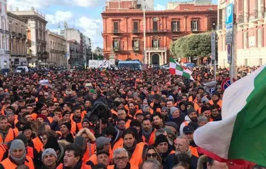 Manifestazione agricoltori Bari