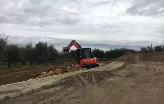 Realizzazione rotatoria collegamento con la "D2"