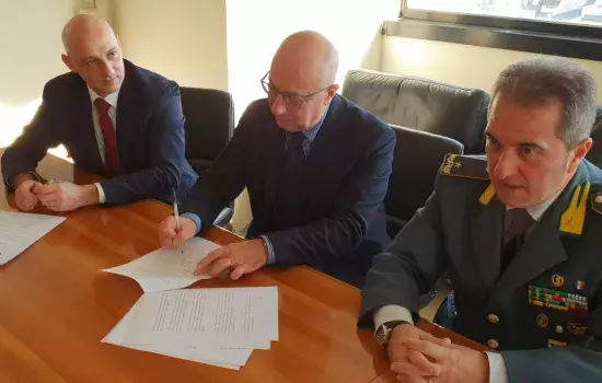 Sottoscrizione Protocollo tra Comuna, Agenzia delle Entrate e GdF