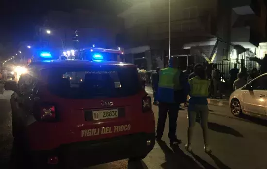 Esplosione bar via balilla Canosa