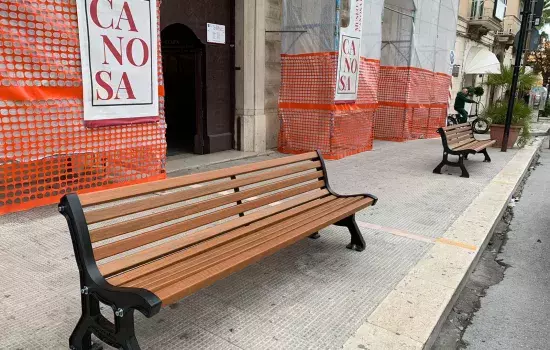 Canosa di Puglia - Nuovo arredo urbano