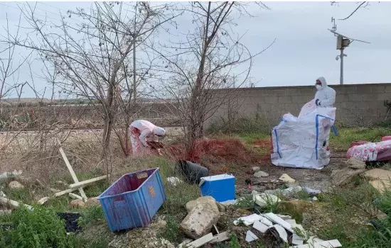 Canosa di Puglia - Rimozione rifiuti periferie