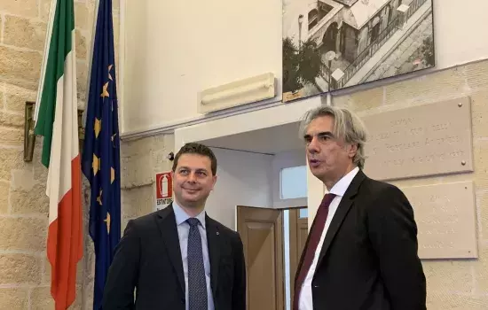 Canosa di Puglia - Coordinamento interforze in Aula Consiliare