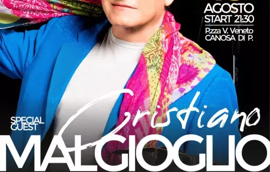 L’evento, prodotto e sponsorizzato dalla Sala Ricevimenti “Giardino del Mago”, rientra nel programma del cartellone dell’Estate Canosina.