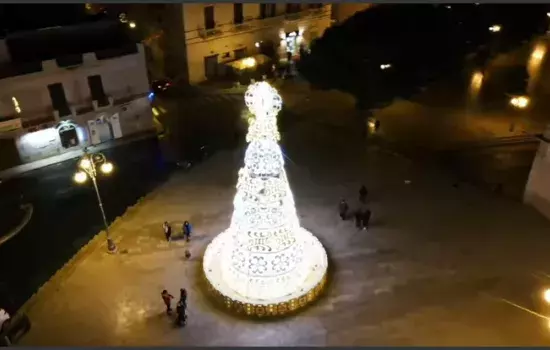 Luminarie riprese dal drone