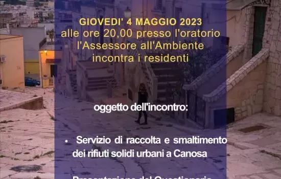 I dialoghi avviati con la cittadinanza saranno utili a raccogliere suggerimenti e a mettere in evidenza le criticità dell’attuale sistema di raccolta così da limitare il ripetersi delle stesse in occasione dell’aggiudicazione della prossima gara.