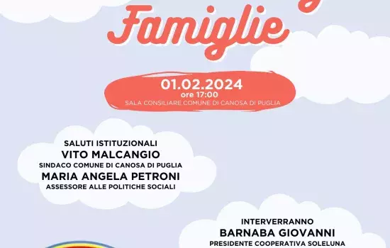 L’equipe multidisciplinare offrirà consulenza e sostegno psicologico per minori, coppie e famiglie, supporto alla genitorialità, all’adozione e all’affido familiare ma anche laboratori tematici per minori e adulti