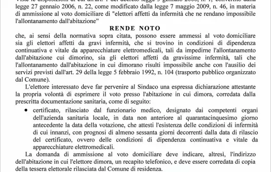 La domanda dovrà essere presentata, a pena di esclusione, nel periodo compreso tra il martedì 30 aprile 2024 ed il lunedì 20 maggio 2024