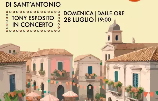 Ad allietare la serata fra musica e parole sarà invece Tony Esposito, musicista e cantautore che durante la sua carriera ha collaborato con artisti del calibro di Pino Daniele, Roberto Vecchioni, Lucio Dalla, Francesco De Gregori e Gino Paoli 