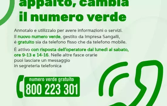NUMERO VERDE: 800 223 301