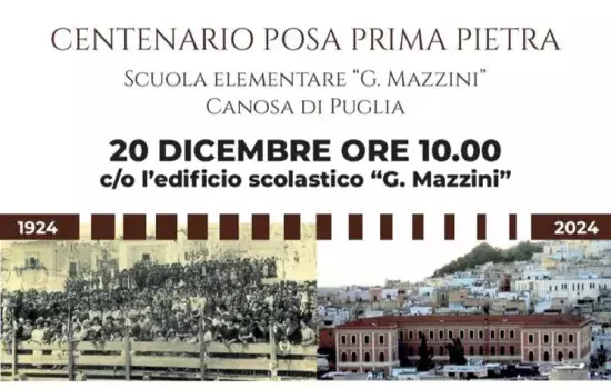 Interverranno il Sindaco di Canosa Vito Malcangio, l’Assessore alla Cultura Cristina Saccinto, il Dirigente Scolastico dell’Istituto Comprensivo “Lomanto-Foscolo-Mazzini” Nadia Landolfi e lo storico Giuseppe Di Nunno