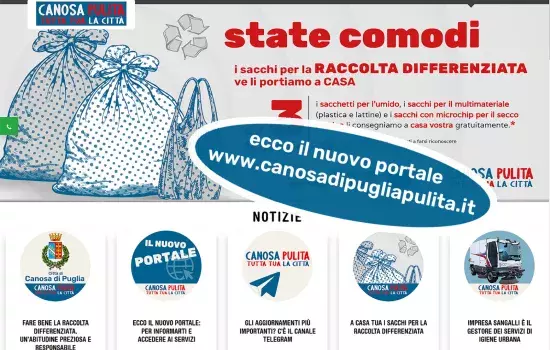 Al momento è in forma ridotta con i primi annunci, ma verso la fine di febbraio sarà man mano aggiornato e arricchito con tutte le informazioni riguardanti i servizi che, a marzo, saranno rinnovati e potenziati come previsto nell'appalto affidato a Impresa Sangalli